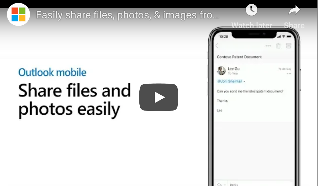 Microsoft Outlook Mobile Tip